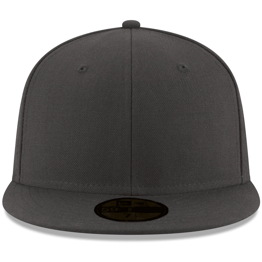 New Era Blank Gray 59Fifty Fitted Hat
