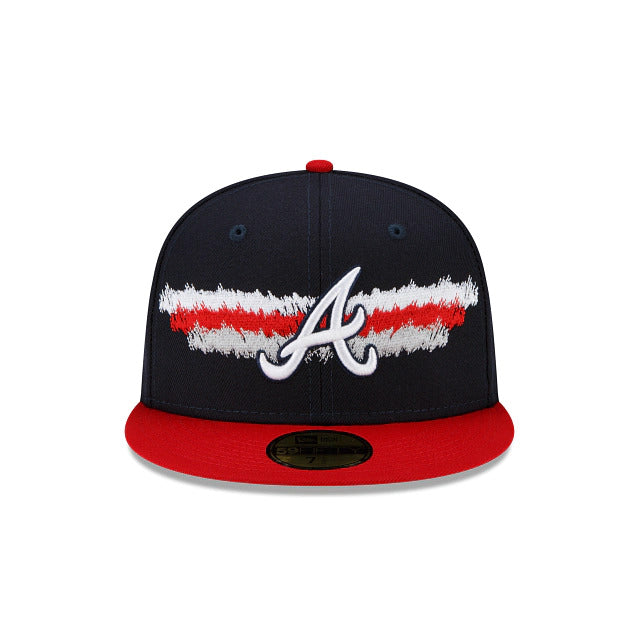 New Era Atlanta Braves Scribble 59FIFTY Fitted Hat
