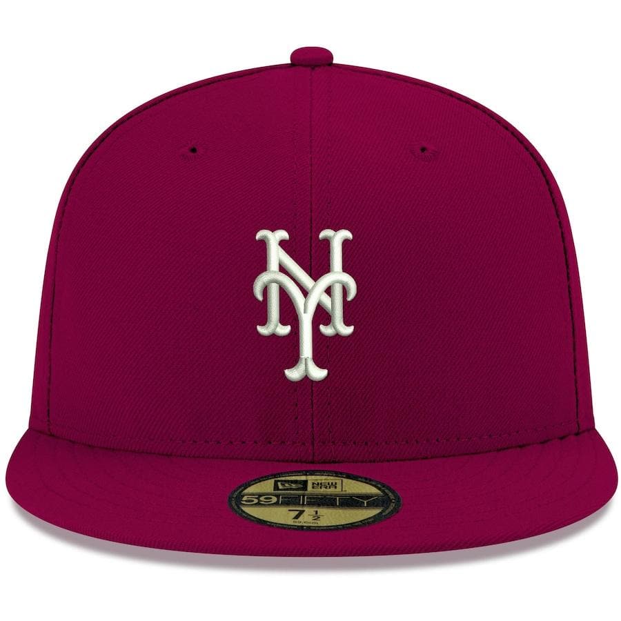 New Era New York Mets Cardinal Logo 59FIFTY Fitted Hat