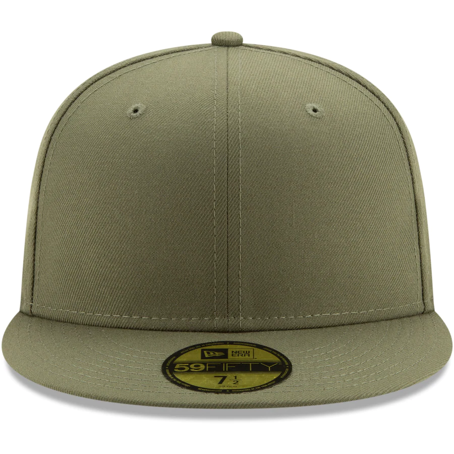 New Era Olive Green Blank 59Fifty Fitted Hat
