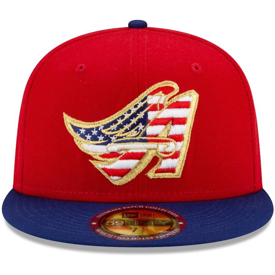 New Era Los Angeles Angels Americana Patch Red 2021 59FIFTY Fitted Hat