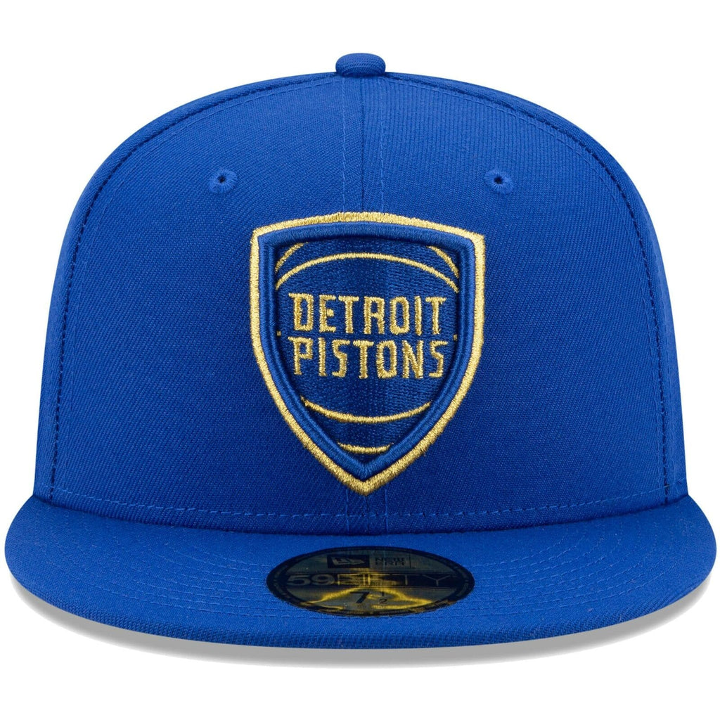 New Era Detroit Pistons Blue Shield 59Fifty Fitted Hat