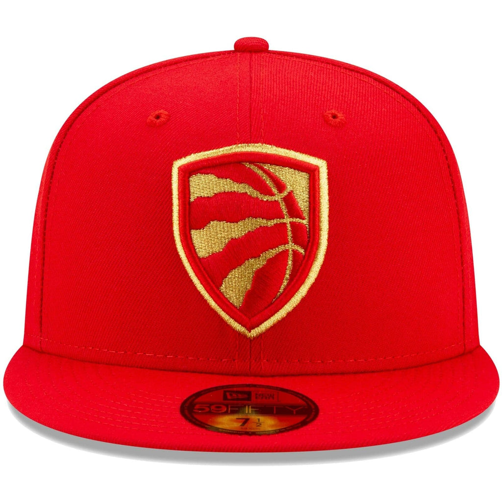 New Era Toronto Raptors Red Shield 59Fifty Fitted Hat