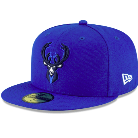 New Era Blue Milwaukee Bucks City Edition 2021 59Fifty Fitted Hat