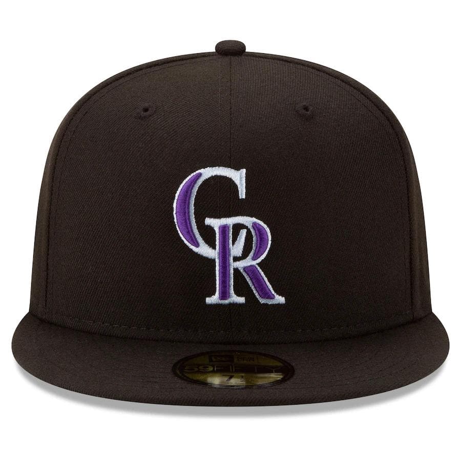 New Era Colorado Rockies 2021 Father's Day On-Field Black 59FIFTY Fitted Hat