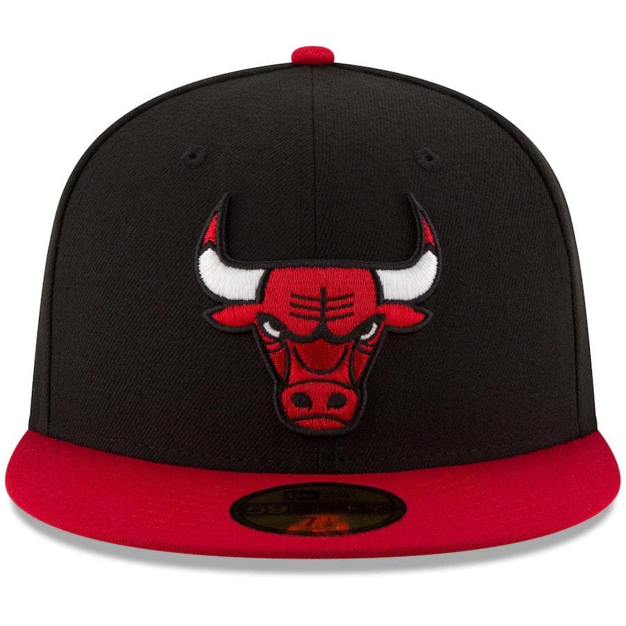 New Era Chicago Bulls 2Tone Black/Red 59FIFTY Fitted Hat