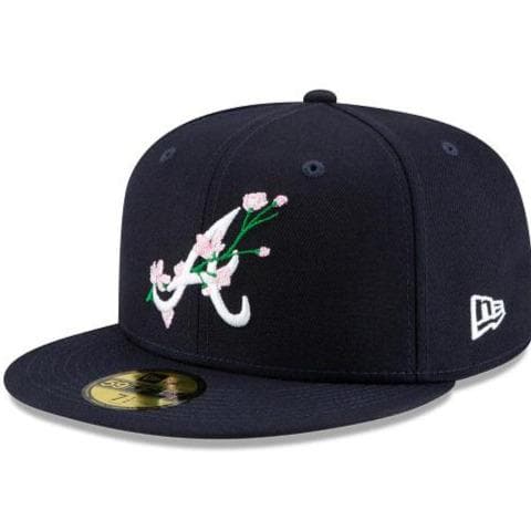 New Era Atlanta Braves Side Patch Bloom 59FIFTY Fitted Hat