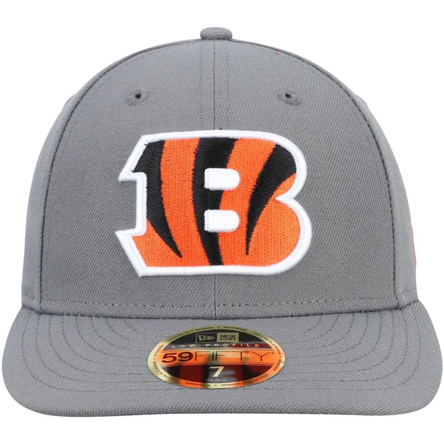 New Era Cincinnati Bengals Graphite Storm Low Profile 59FIFTY Fitted Hat
