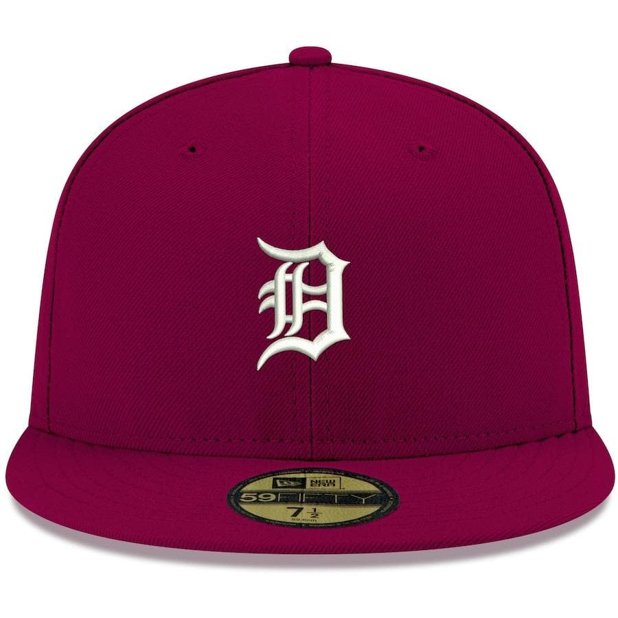 New Era Detroit Tigers Cardinal Logo 59FIFTY Fitted Hat