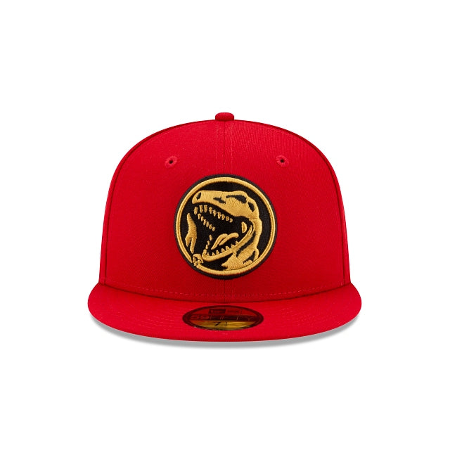 New Era Red Power Rangers 59FIFTY Fitted Hat