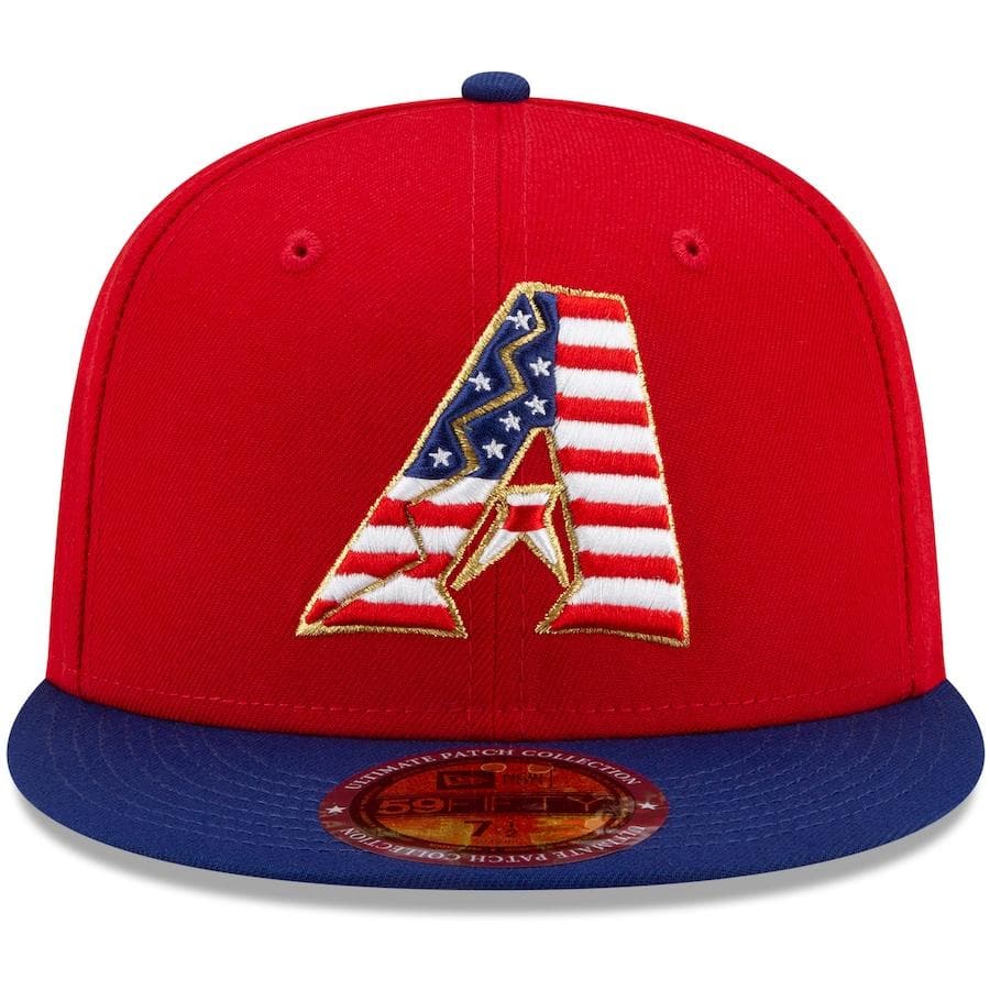 New Era Arizona Diamondbacks Americana Patch Red 2021 59FIFTY Fitted Hat