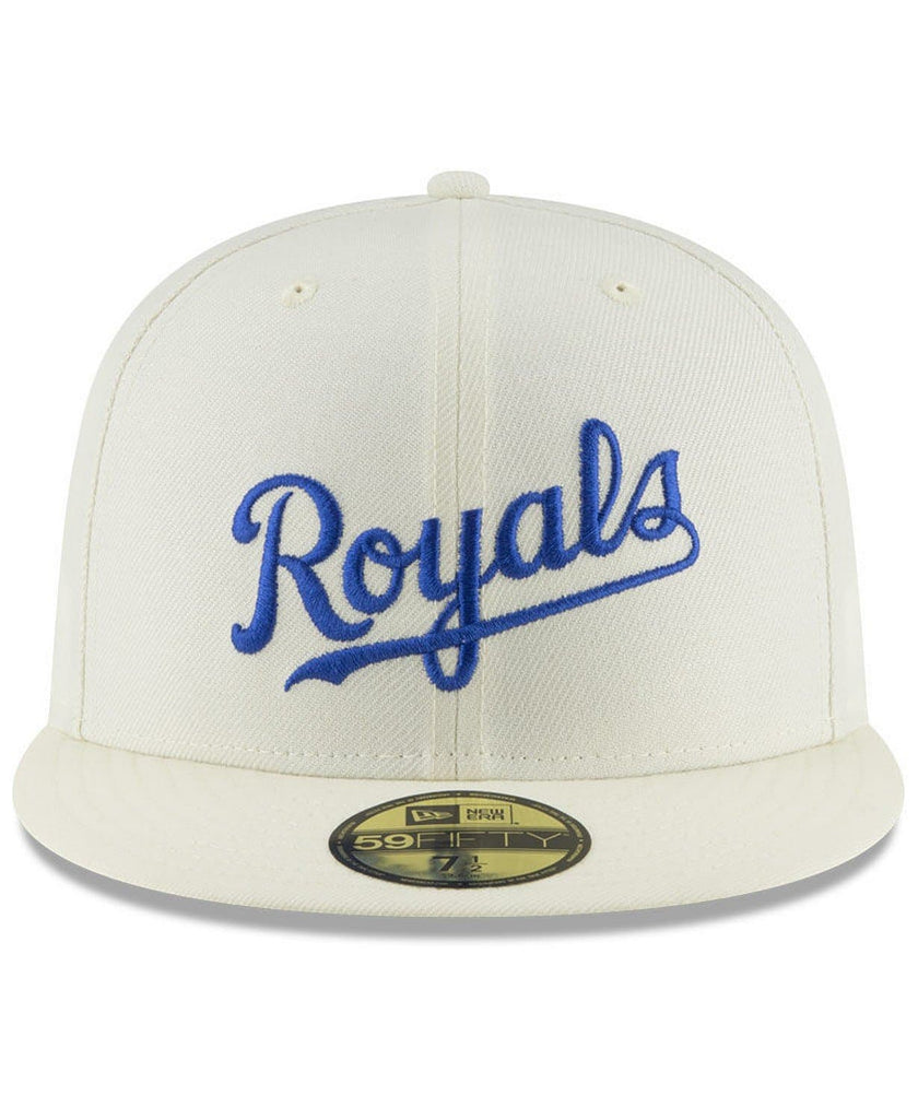 New Era Kansas City Royals White Vintage World Series 59Fifty Fitted Hat