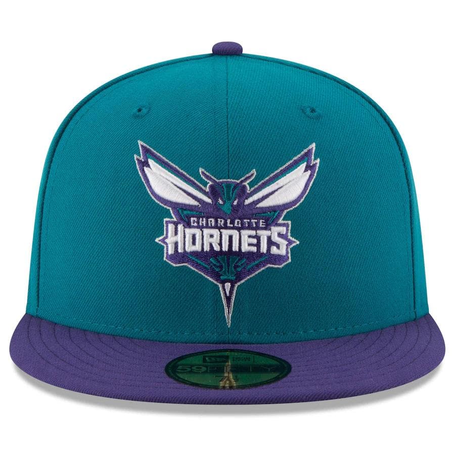New Era Charlotte Hornets 2Tone Teal/Purple 59FIFTY Fitted Hat