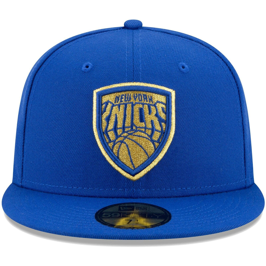 New Era New York Knicks Blue Shield 59Fifty Fitted Hat