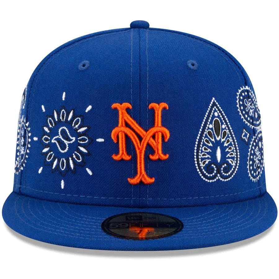 New Era New York Mets Paisley Elements Blue 59FIFTY Fitted Hat