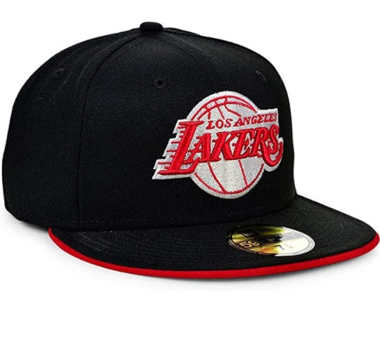 New Era Los Angeles Lakers Black/Red 59FIFTY Fitted Cap