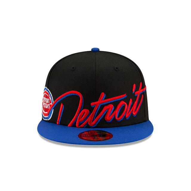 New Era Detroit Pistons Cursive 59FIFTY Fitted Hat