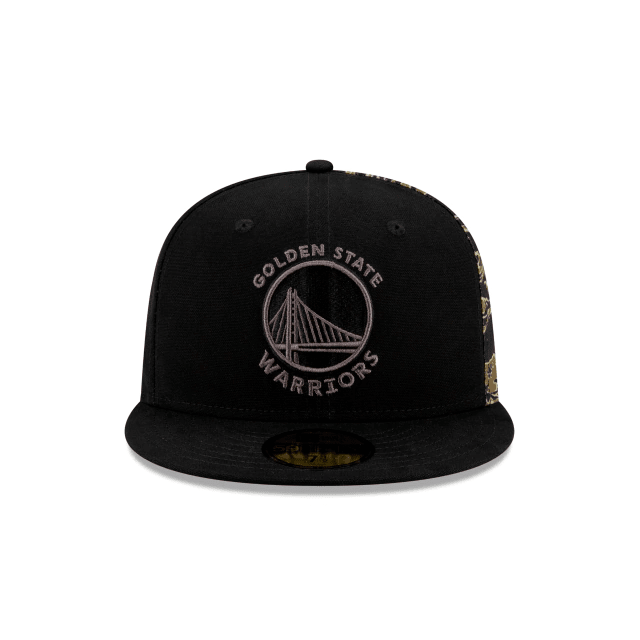 New Era Golden State Warriors Camo Panel 59Fifty Fitted Hat
