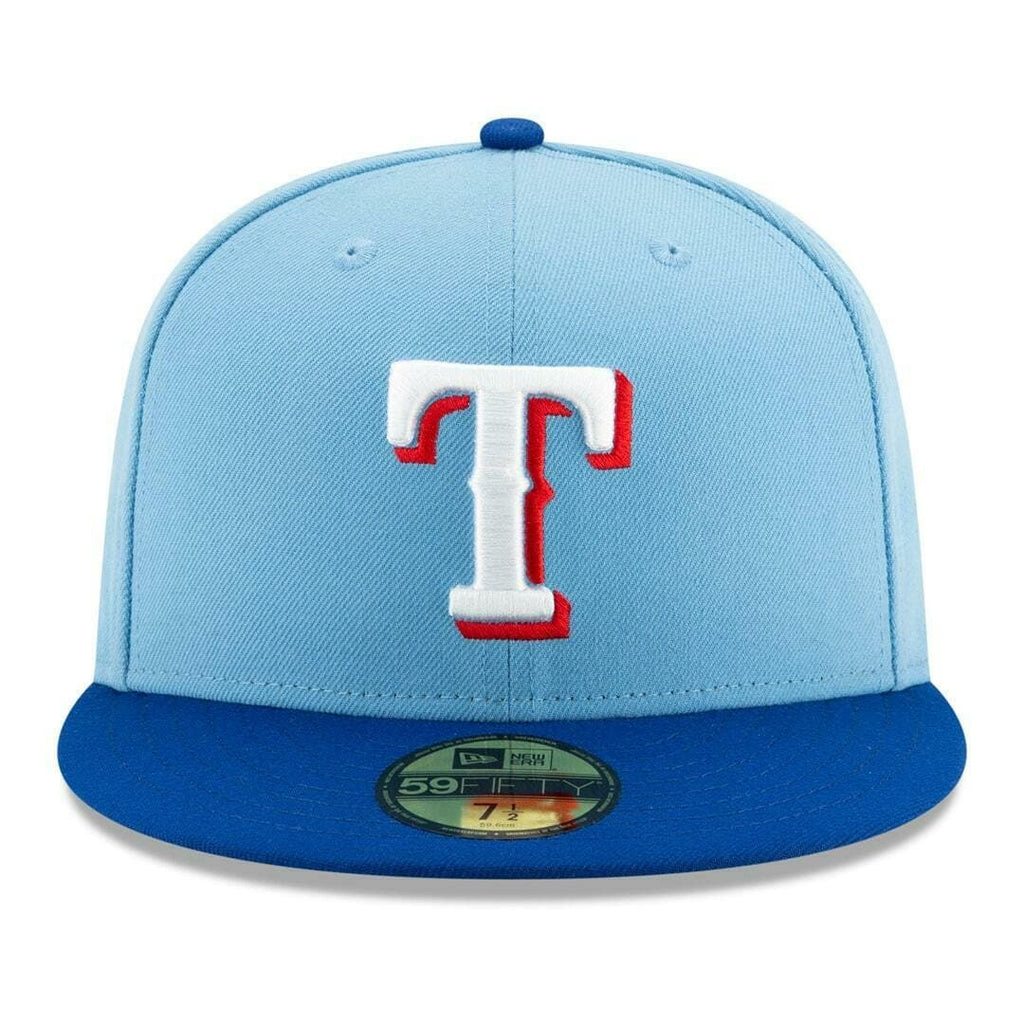 New Era Texas Rangers Alternate Baby Blue 59Fifty Fitted Hat