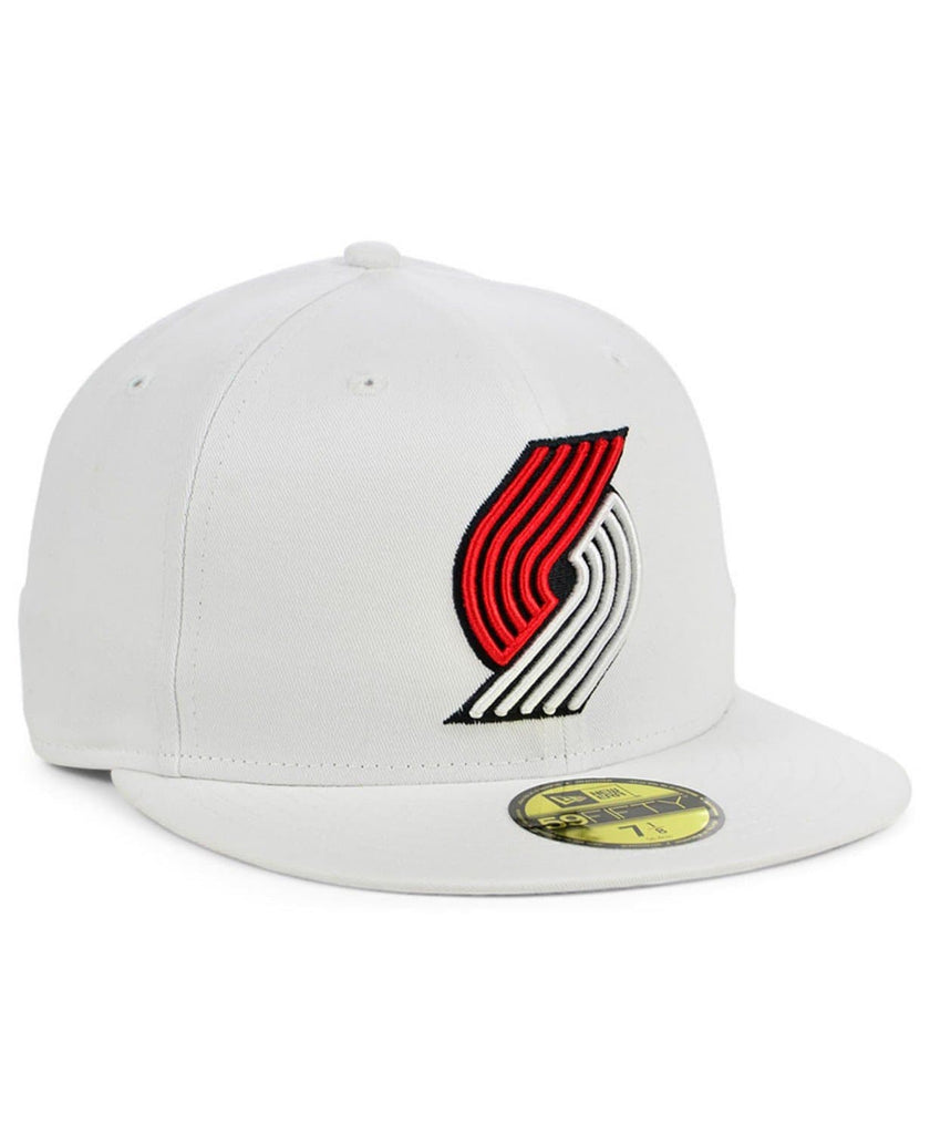 New Era Portland Trail Blazers Sanded White 59FIFTY Fitted Hat