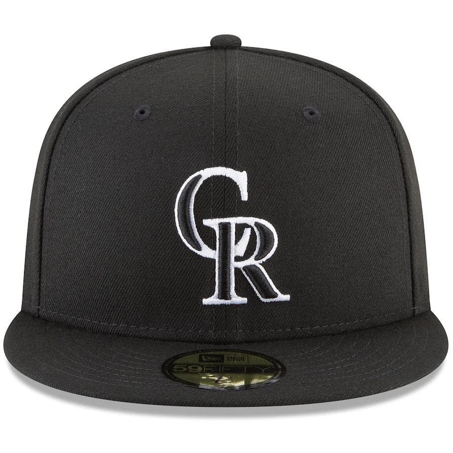 New Era Colorado Rockies Black 59FIFTY Fitted Hat