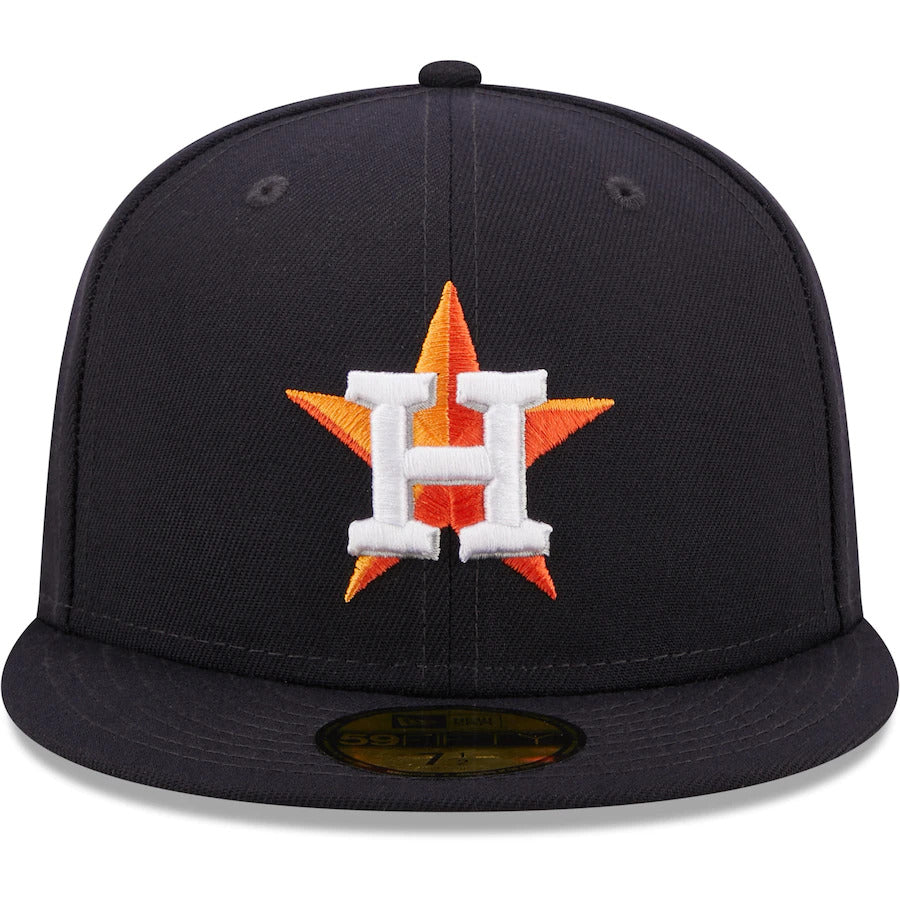New Era Navy Houston Astros Logo Side 59FIFTY Fitted Hat