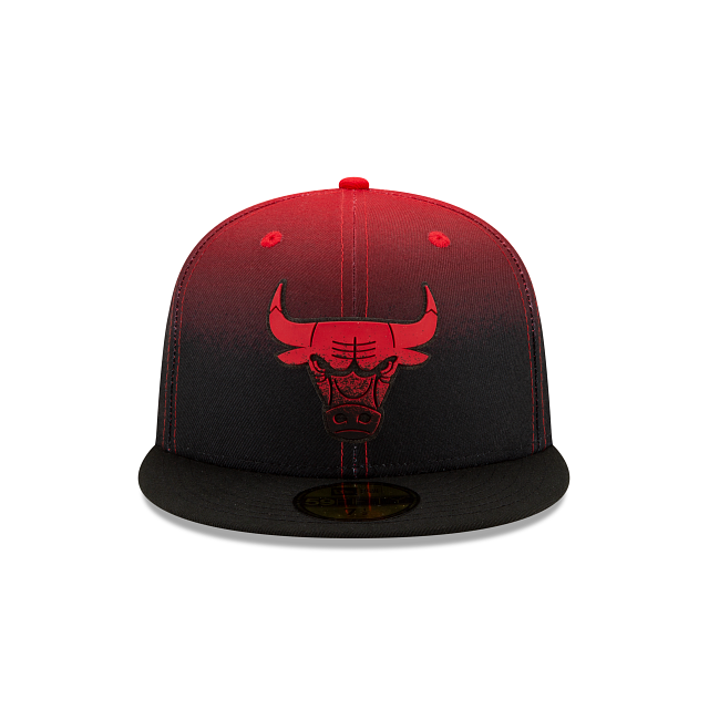 Chicago Bulls UPSIDE DOWN NBA CHAMP New Era 59fifty Fitted Hat (Black Sky  Blue Under Brim)