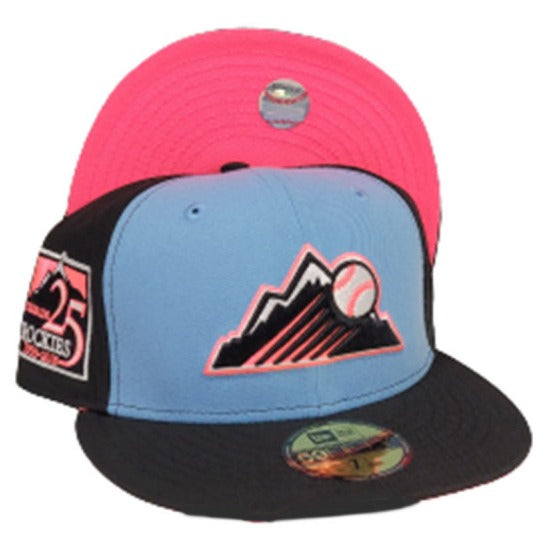 New Era Colorado Rockies Gender Reveal 25th Anniversary Pink UV 59FIFTY Fitted Hat