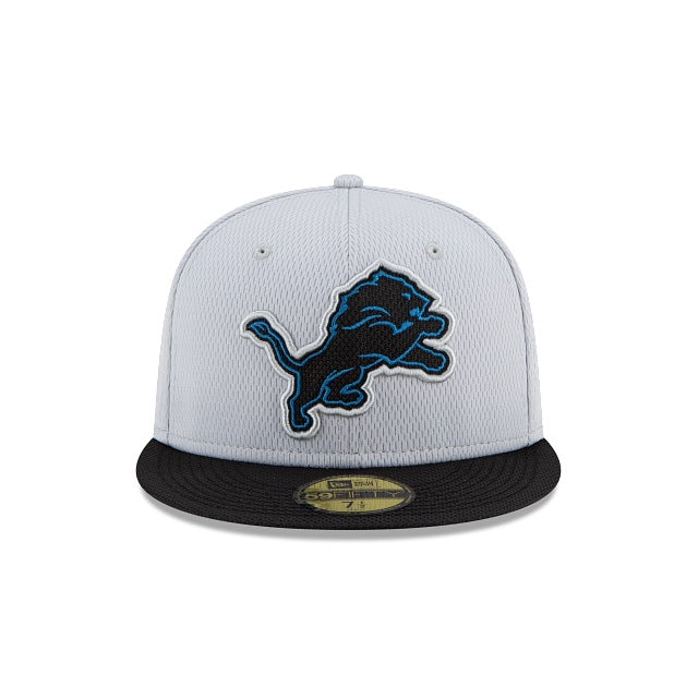 New Era Detroit Lions NFL Sideline Road 2021 White 59FIFTY Fitted Hat