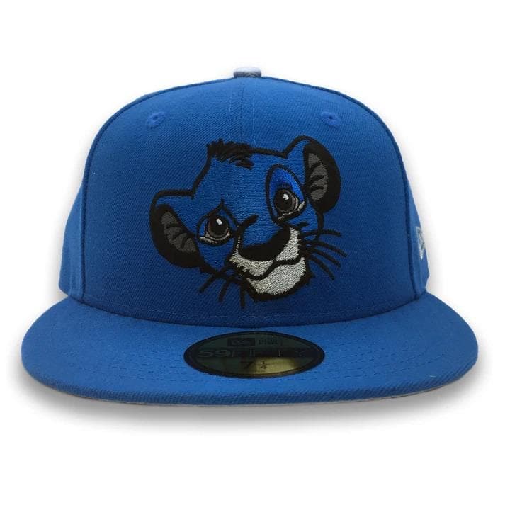 New Era Detroit Lion King Blue 59FIFTY Fitted Hat