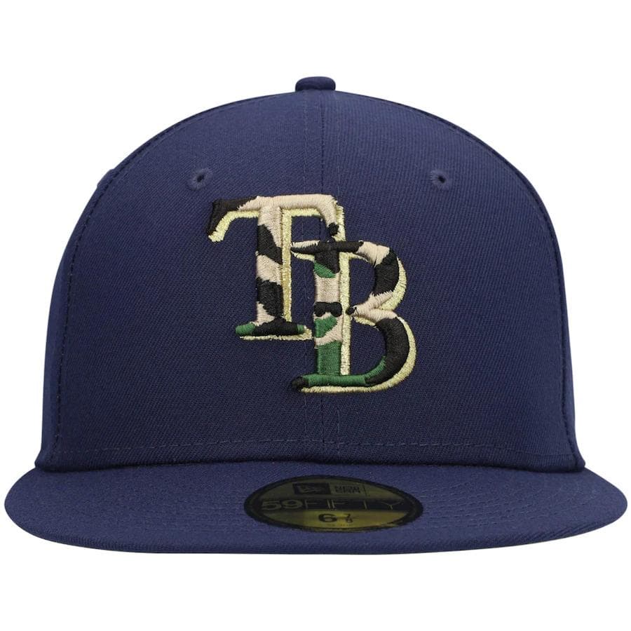 New Era Tampa Bay Rays Pop Camo Undervisor 59FIFTY Fitted Hat