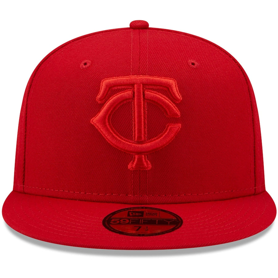 New Era Minnesota Twins Scarlet Red Color Pack 59FIFTY Fitted Hat