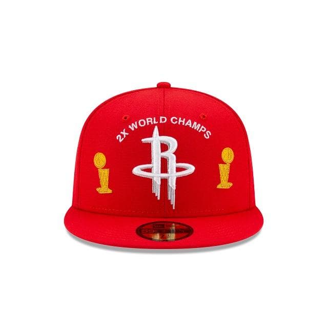 New Era Houston Rockets Custom Trophy 2021 59FIFTY Fitted Hat