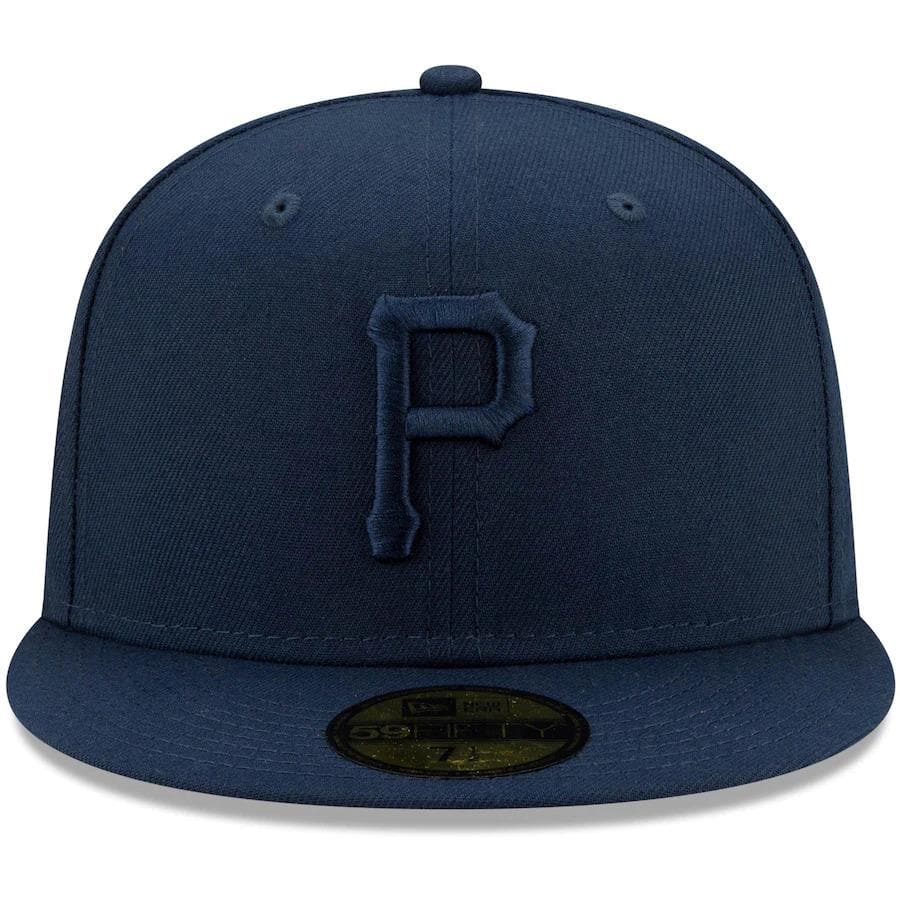 New Era Pittsburgh Pirates Navy Cooperstown Collection Oceanside Red Under Visor 59FIFTY Fitted Hat
