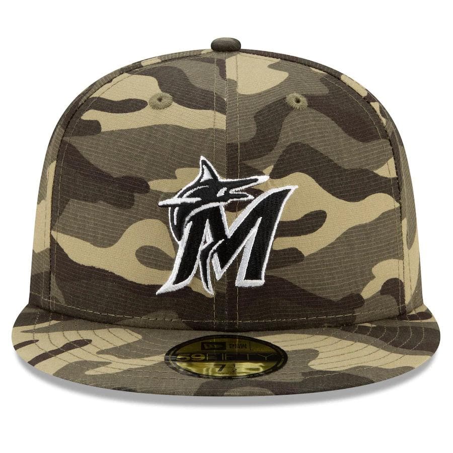 New Era Miami Marlins 2021 Armed Forces 59FIFTY Fitted Hat