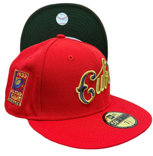 New Era Chicago Cubs "Five Mic Pack" Red 1933 All-Star Game 59FIFTY Fitted Hat
