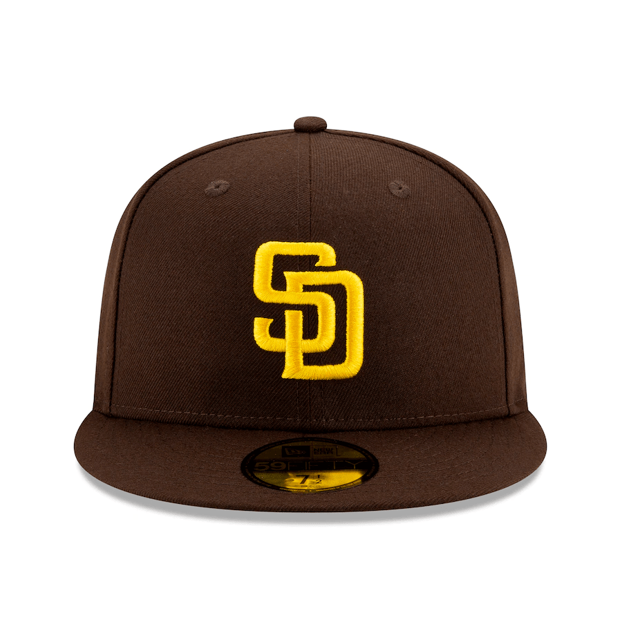 New Era San Diego Padres Brown Authentic 59Fifty Fitted Hat