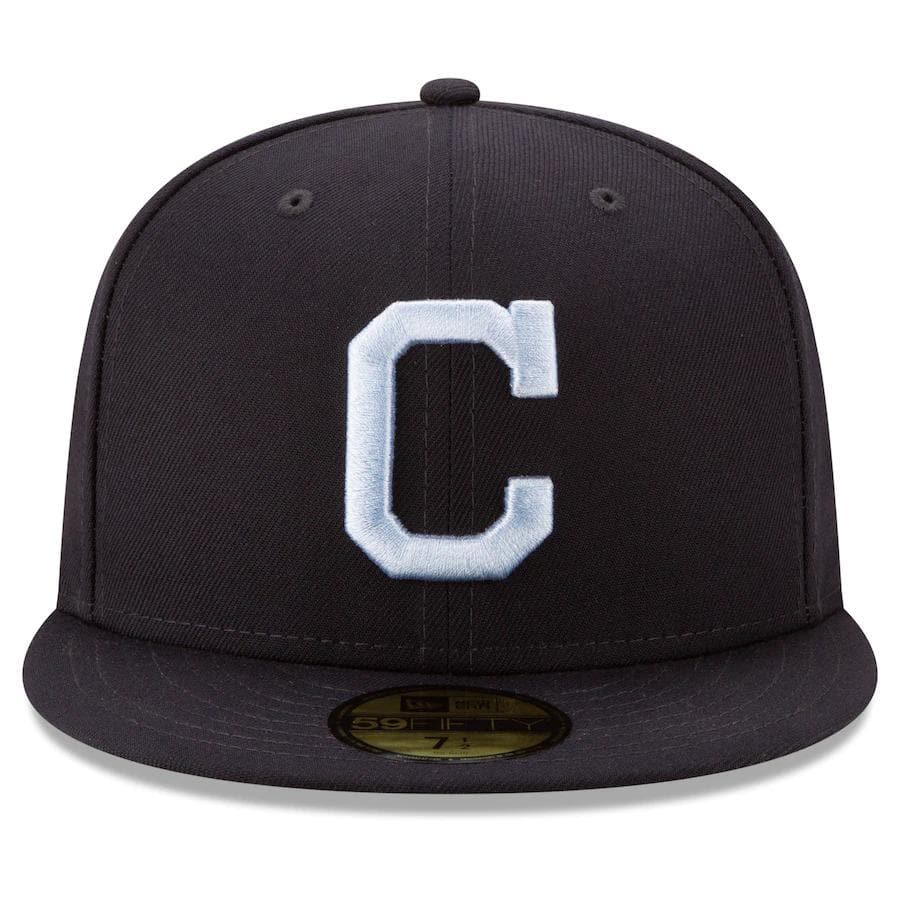 New Era Cleveland Indians 2021 Father's Day On-Field Navy Blue 59FIFTY Fitted Hat