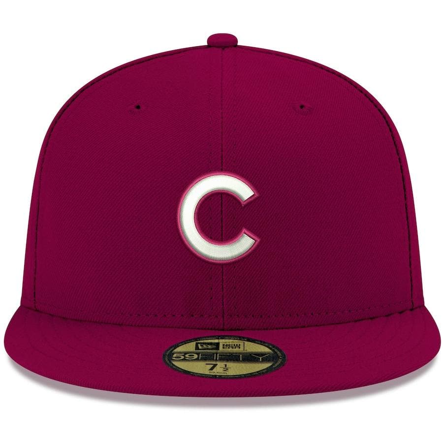 New Era Chicago Cubs Cardinal Logo 59FIFTY Fitted Hat