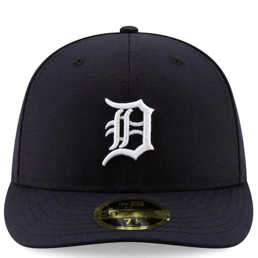 New Era Detroit Tigers Authentic Navy Blue Low Profile 59FIFTY Fitted Hat
