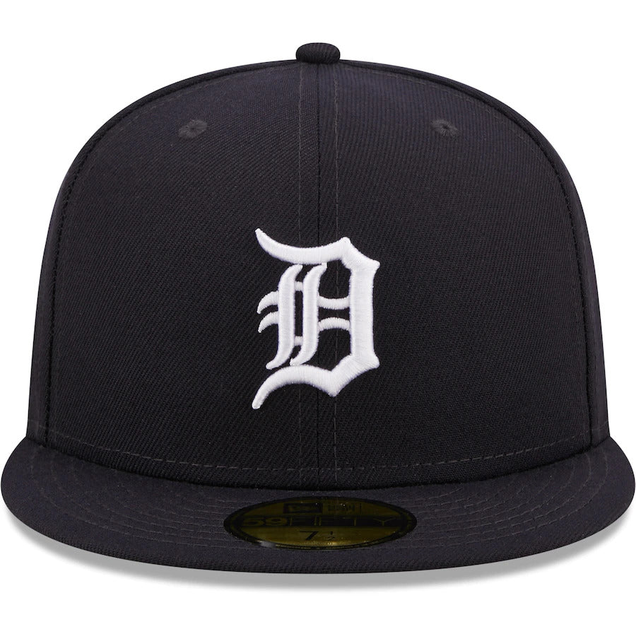 New Era Navy Detroit Tigers Logo Side 59FIFTY Fitted Hat