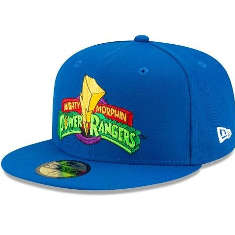 New Era Mighty Morphin Power Rangers Royal Blue 59FIFTY Fitted Hat