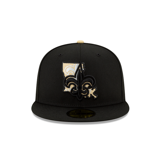 New Era New Orleans Saints State Logo Reflect Fitted Hat