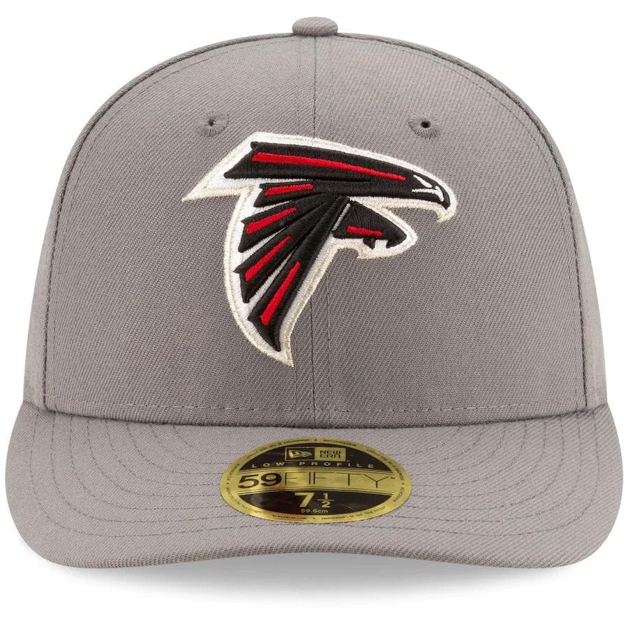 New Era Atlanta Falcons Graphite Storm Low Profile 59FIFTY Fitted Hat