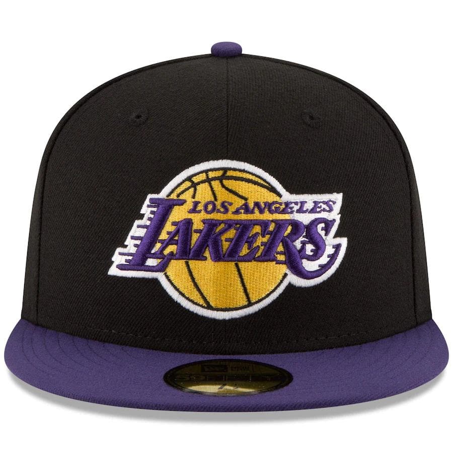 New Era Los Angeles Lakers 2Tone Black/Purple 59FIFTY Fitted Hat