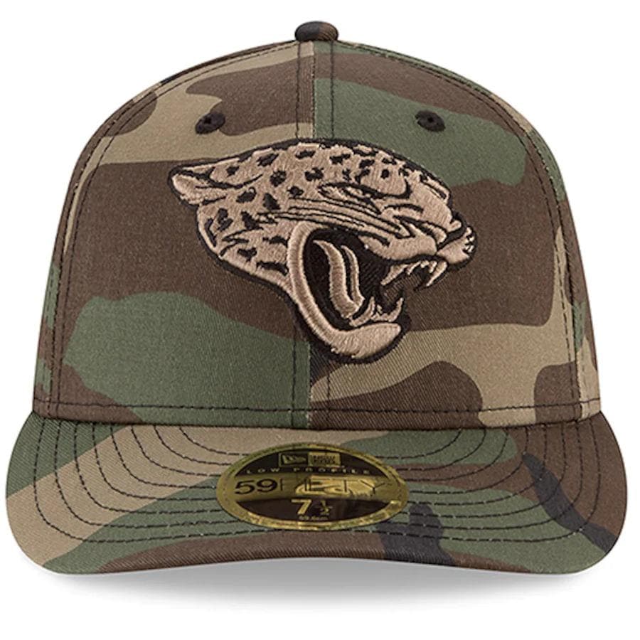 New Era Jacksonville Jaguars Woodland Low Profile 59FIFTY Fitted Hat