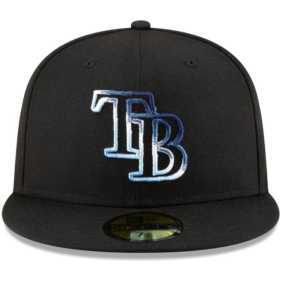 New Era Tampa Bay Rays Gradient Feel Black 59FIFTY Fitted Hat