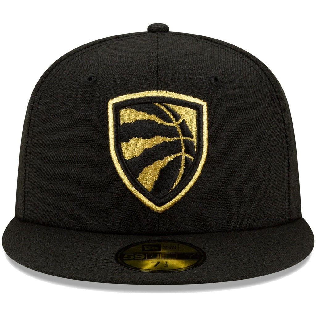New Era Toronto Raptors Black Shield 59Fifty Fitted Hat