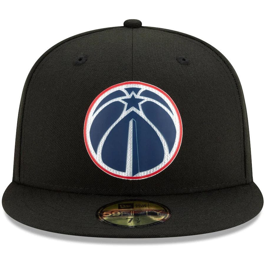 New Era Washington Wizards Black Back Half 2021 59FIFTY Fitted Hat