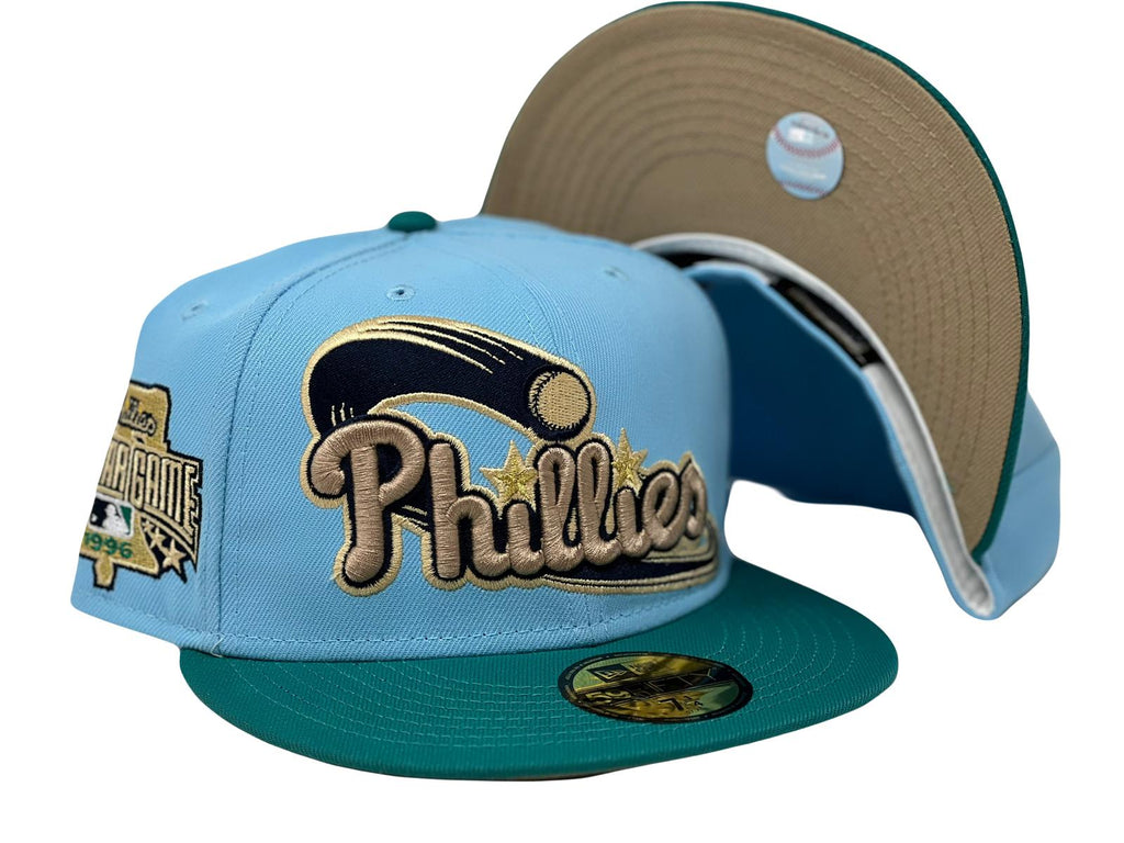 New Era Philadelphia Phillies 1996 All-Star Game Doscientos Blue/Northwest Green 59FIFTY Fitted Hat